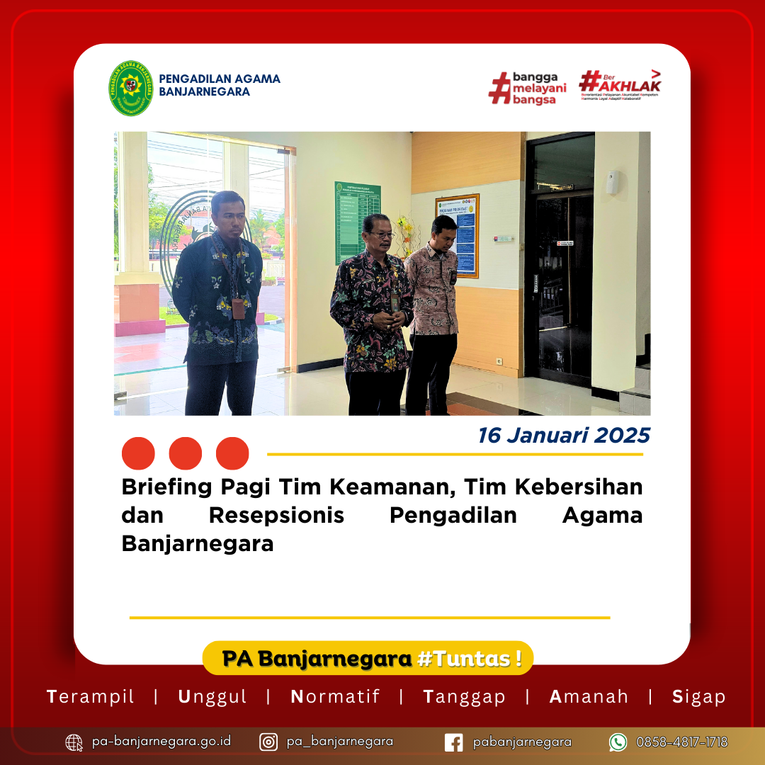 16012025 Briefing Pagi