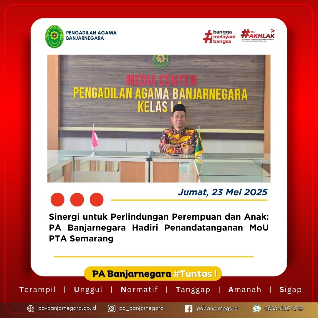 Perkuat Akses Keadilan bagi Kaum Rentan, PA Banjarnegara Ikuti Bimtek Nasional Ditjen Badilag